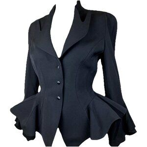 ICONIC thierry Mugler Les Infernales Peplum Jacket Flame